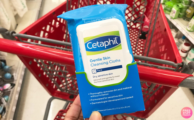 FREE Cetaphil Cleansing Cloths at Target Now Rebate