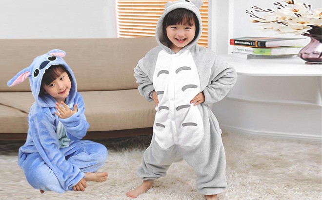 Big Kids Hooded Character Pajama $6