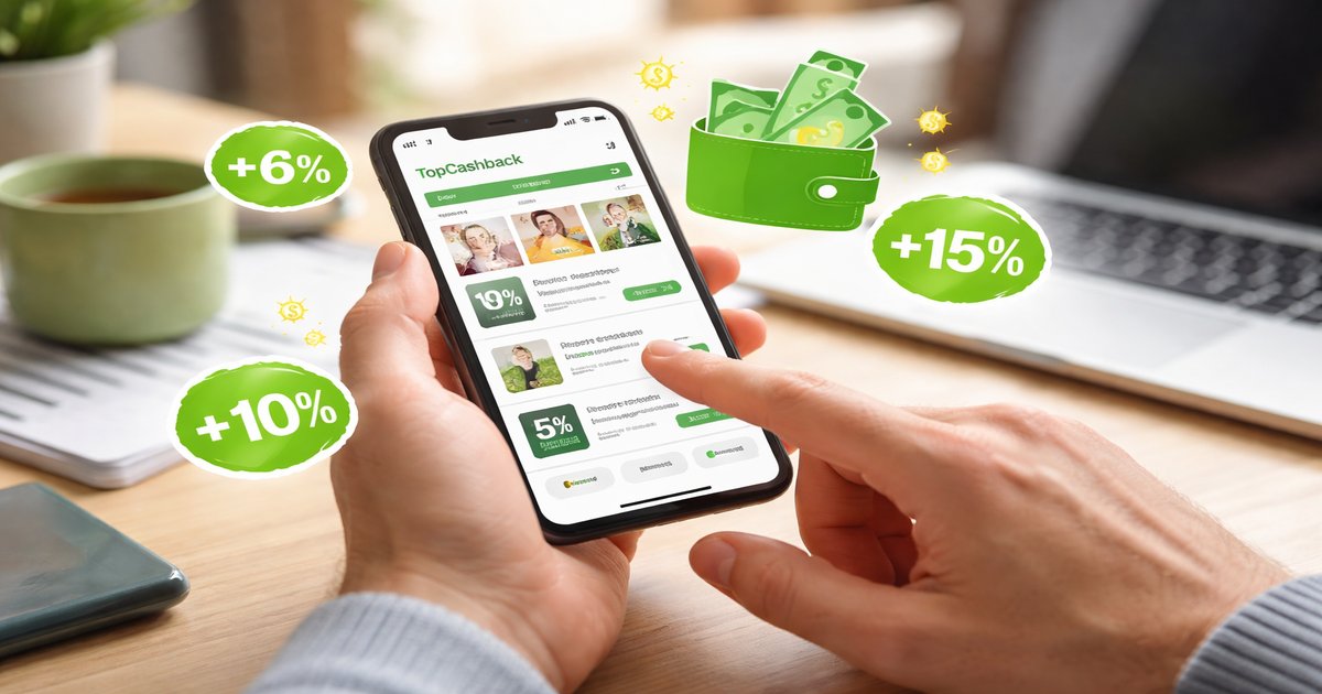 topcashback app in use