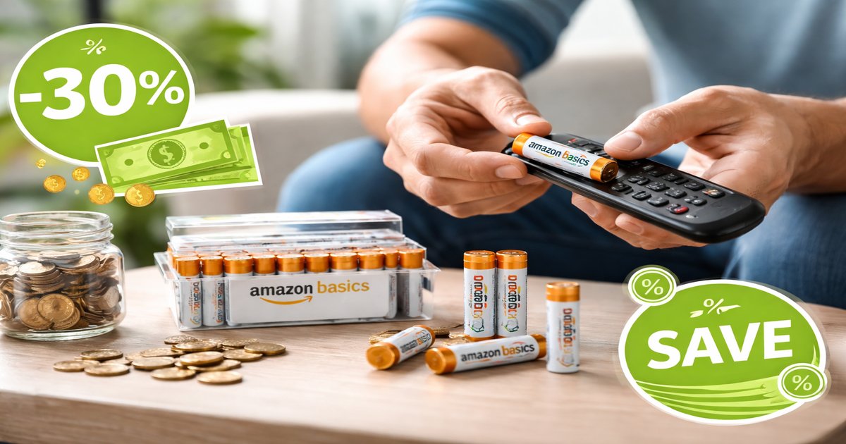 amazon basics batteries in use
